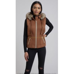 Hooded Zip Up Vest