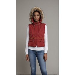 Hooded Zip Up Vest